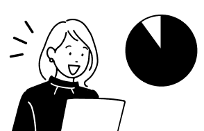 お問い合わせに応える女性
