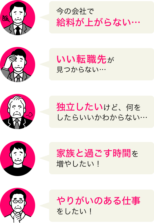 仕事のお悩みいろいろ